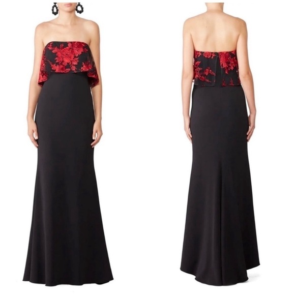 Badgley MischkaFloral Popover Gown size 8